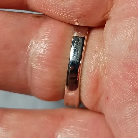 Vintage Retro Art Deco Silver Filigree and CZ Ring Size 10 - Picture 8 of 15